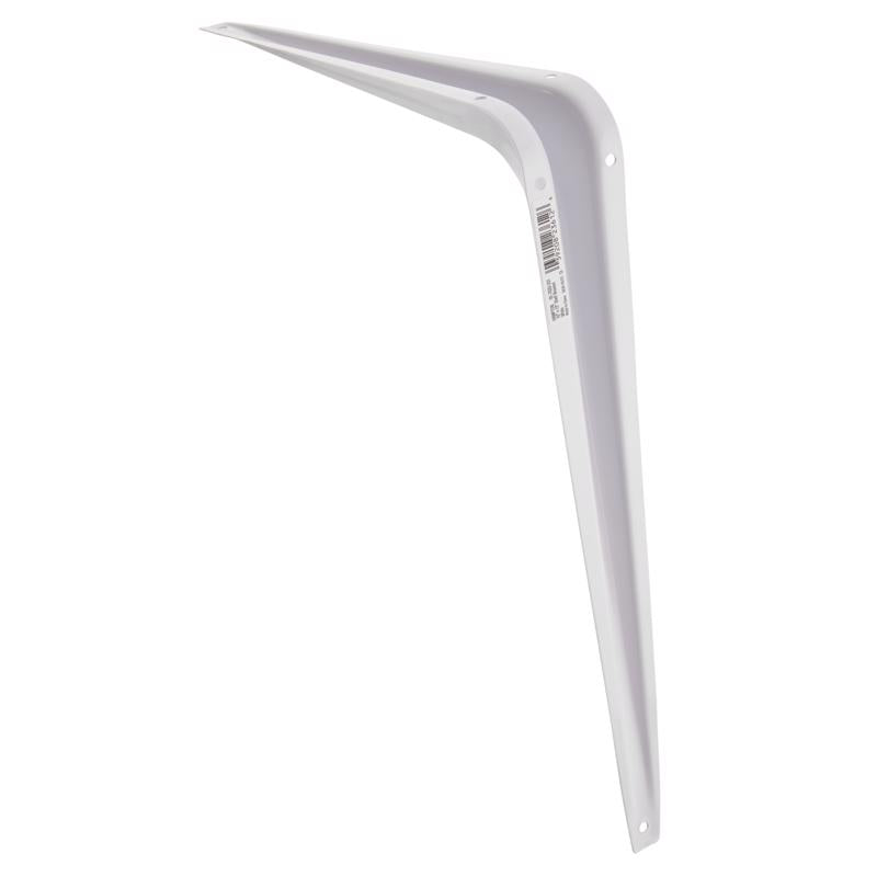 Hampton White Steel Shelf Support 18 Ga. 10 in. L 100 lb, Pack of 10