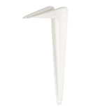 Hampton White Steel Shelf Support 18 Ga. 10 in. L 100 lb, Pack of 10