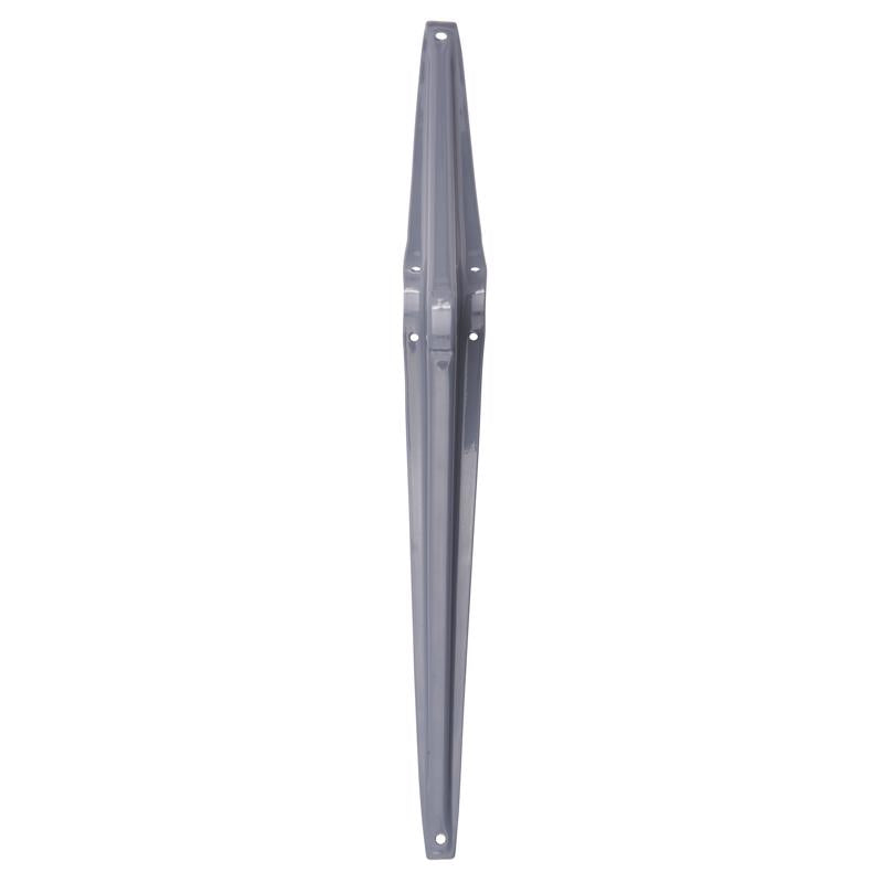 Hampton Gray Steel Shelf Support 18 Ga. 10 in. L 100 lb, Pack of 10