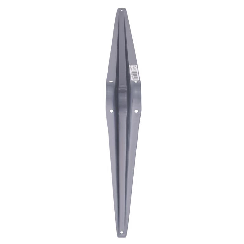 Hampton Gray Steel Shelf Support 18 Ga. 10 in. L 100 lb, Pack of 10