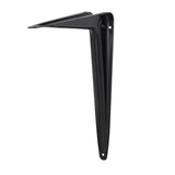 Hampton Black Steel Shelf Support 18 Ga. 10 in. L 100 lb, Pack of 10