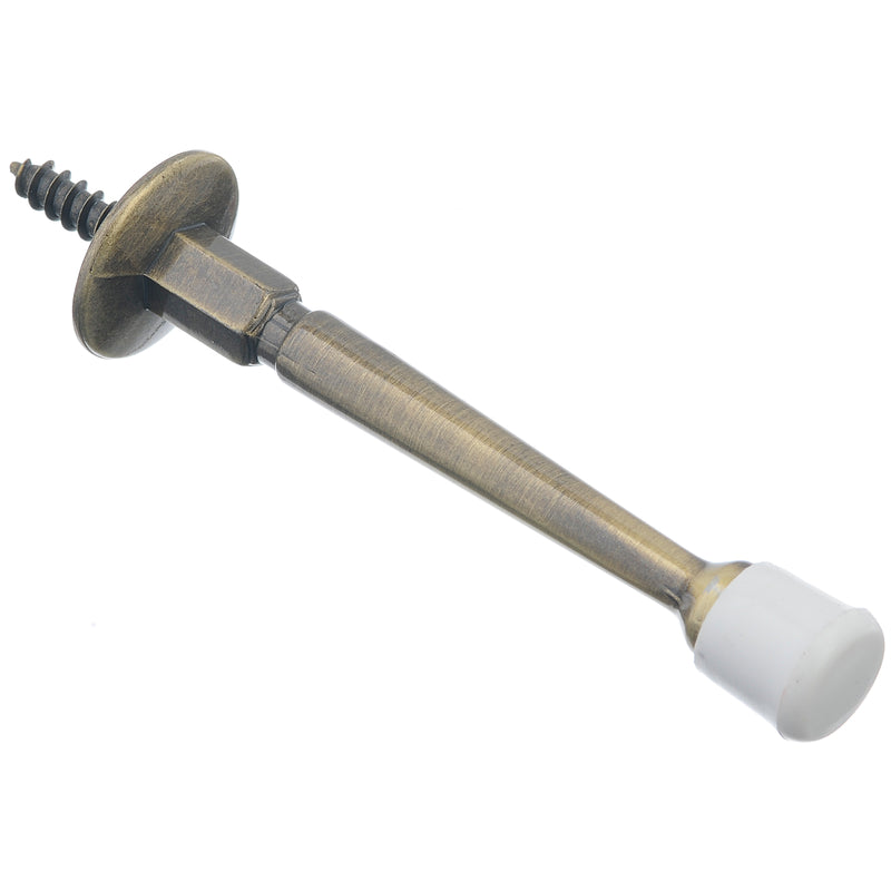 Ace 3 in. W Metal Antique Gold Rigid Door Stop Mounts to door and wall 1.8 in., Pack of 5