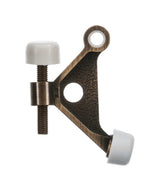 Ace 2-5/8 in. W Metal Antique Gold Hinge Pin Door Stop Mounts to door and wall 0 in., Pack of 5