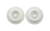 Ace 1-7/8 in. W Plastic White Wall Door Stop Mounts to door and wall 0 in.