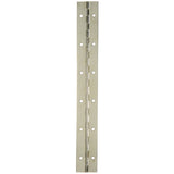 Ace 1-1/2 in. W X 12 in. L Nickel Metal Continuous Hinge 1 pk
