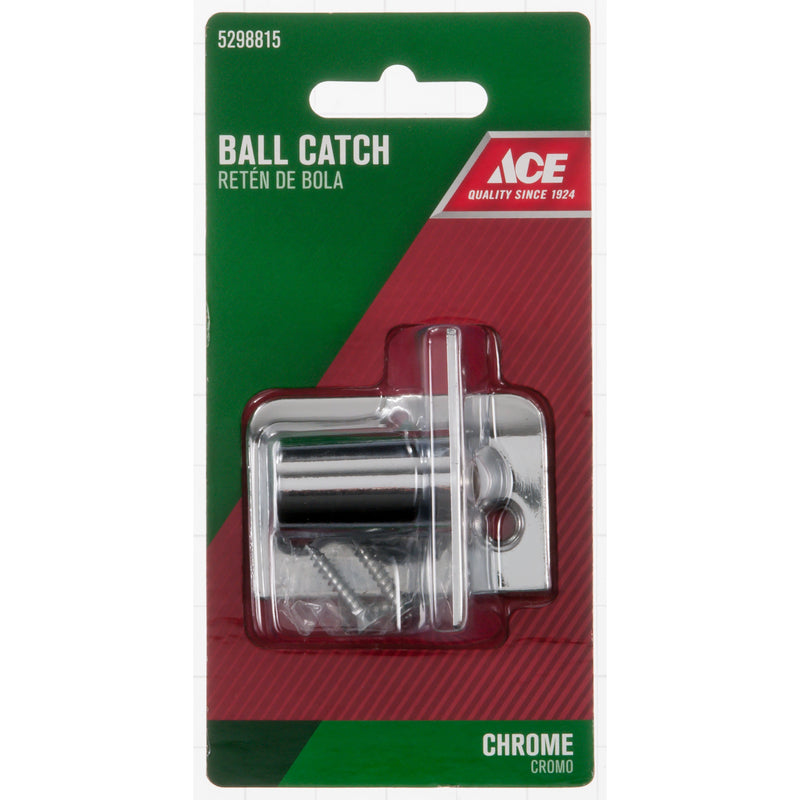 Ace 1 in. H X 1 in. W X 2.1 in. D Metal Ball Catch, Pack of 5