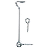 Ace 6 in. L Zinc Gate Hook and Eye 1 pk, Pack of 5