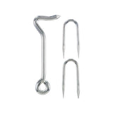 Ace 0.44 in. L Zinc Wire Staple Gate Hook 1 pk, Pack of 5