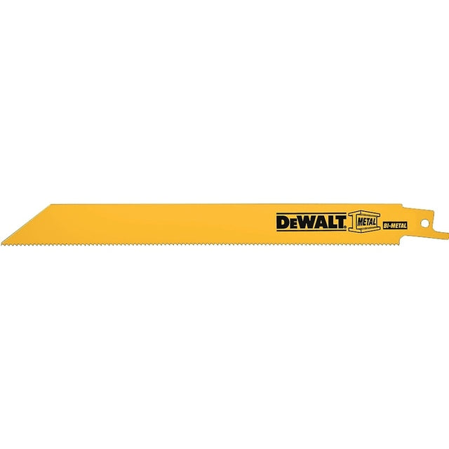 DEWALT DW4813B25 Reciprocating Saw Blade, Applicable Materials: Fiberglass, Hard Rubber, Metal, 3/4 in W, Pack of 25
