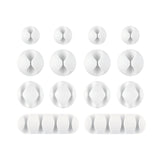 Wrap-It Storage 514-CLIPS-WH Assorted Cable Clip, White