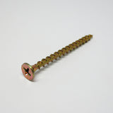 Ace No. 6 X 2 in. L Phillips Yellow Zinc Coarse Cabinet Screws 50 pk