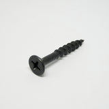 Ace No. 8 X 1-1/4 in. L Phillips Black Phosphate Coarse Cabinet Screws 50 pk