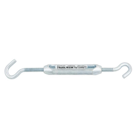 Hampton Zinc-Plated Aluminum/Steel Turnbuckle 120 lb, Pack of 10