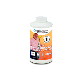 Dicor Rubber Roof Coating System-Part 1, White, Qt.