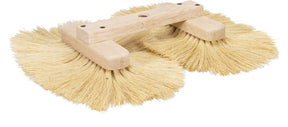 Wallboard Tool 62-009 Double Texture Brush, 4 in W Blade, Tampico Blade, Wood Handle