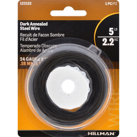 HILLMAN 100 ft. L Black Annealed Steel 24 Ga. Wire, Pack of 10