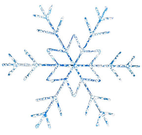 24IN DIA PRELIT LED SNOWFLAKE