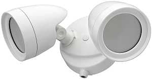 ETI 51401144 Security Light, 6.89 in L x 4.53 in W x 5.51 in H Dimensions, 1200 Lumens, White Fixture, 120 V, 20 W
