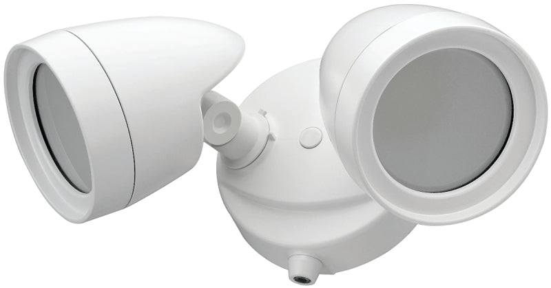 ETI 51401144 Security Light, 6.89 in L x 4.53 in W x 5.51 in H Dimensions, 1200 Lumens, White Fixture, 120 V, 20 W