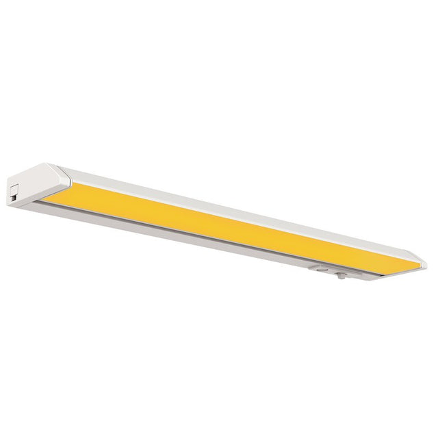 ETI NXAUC Series B04023301A Under Cabinet Light with NightLightR, 120 V, 11 W, LED Lamp, 750 Lumens, White Fixture