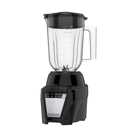 Black+Decker BL2208PB Ice Crush Blender, 56 oz Bowl, 700 W, 8-Speed, Black, Plastic Bowl