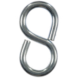 Ace Small Zinc-Plated Silver Steel 1.25 in. L Eight Hook 20 lb 5 pk, Pack of 5