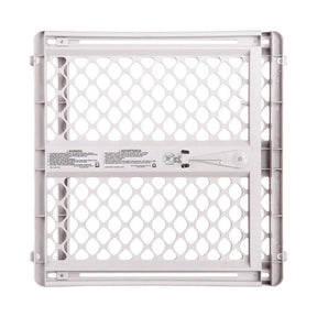 North States Gray 26 in. H X 26-42 in. W Plastic Child Safety Gate