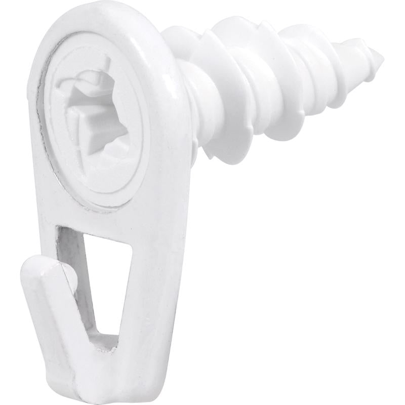 HILLMAN WallDriller White Drywall Picture Hanger 35 lb 4 pk, Pack of 10