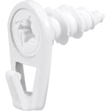 HILLMAN WallDriller White Drywall Picture Hanger 35 lb 4 pk, Pack of 10