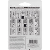 HILLMAN Large White Steel 0.95 in. L Ceiling Hook 75 lb 1 pk, Pack of 5
