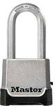Master Lock Magnum Series M176XDLH Padlock, 3/8 in Dia Shackle, 2 in H Shackle, Boron Carbide Steel Shackle, Zinc Body