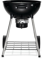 Napoleon Premium 22 NK22K-LEG-3 Charcoal Kettle Grill, 21.5 sq-in Primary Cooking Surface, Black