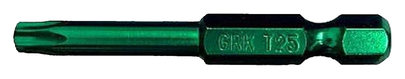 GRK Fasteners 86443 Drive Bit, T25 Drive, Star Drive, 2 in L, 25/BX
