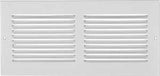Imperial RG0385 Grille, 13-1/4 in L, 7-1/4 in W, Steel, White