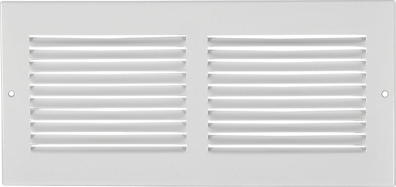 Imperial RG0385 Grille, 13-1/4 in L, 7-1/4 in W, Steel, White