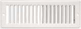 Imperial RG1270-A Toe-Space Grille, 2-1/4 in L, 12 in W, Steel, White