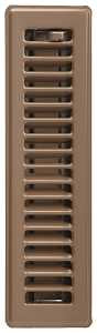 Imperial RG2000 Standard Floor Register, 11-3/4 in W Duct Opening, 2 in H Duct Opening, 3-1/2 in L, 13-1/4 in W