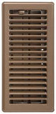 Imperial RG2004 Floor Register, 10 in L, 4 in W, Steel, Brown, Powder-Coated