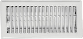 Imperial RG0157 Floor Register, 10 in L, 2-1/4 in W, Steel, White, Powder-Coated