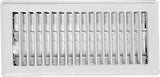 Imperial RG0223 Floor Register, 4-1/4 in L, 11-1/4 in W, Steel, White