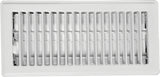Imperial RG0223 Floor Register, 4-1/4 in L, 11-1/4 in W, Steel, White