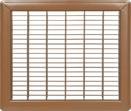 Imperial RG1229 Air Grille, 8 in L, 24 in W, Steel, Brown