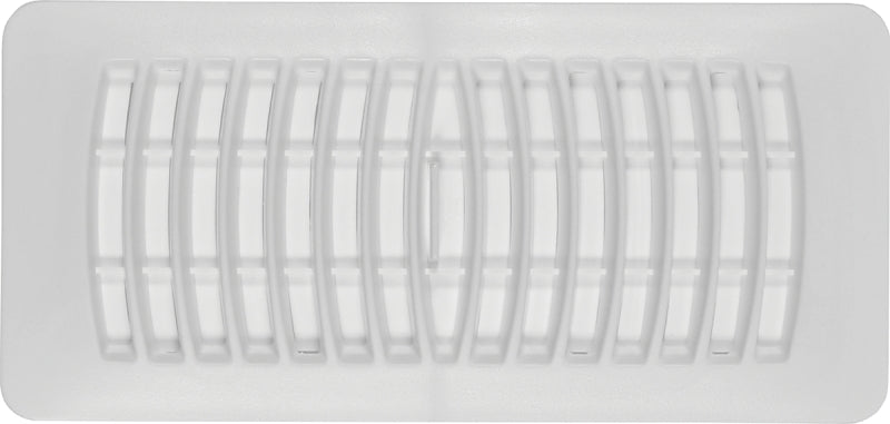 Imperial RG1458 Floor Register, 4 in L, 12 in W, Polystyrene, White