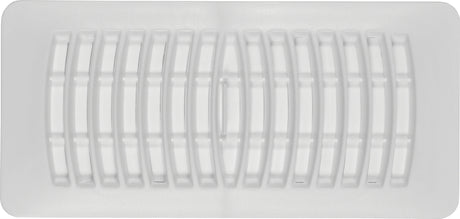 Imperial RG1458 Floor Register, 4 in L, 12 in W, Polystyrene, White