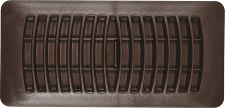 Imperial RG1451 Floor Register, 2-1/4 in L, 12 in W, Polystyrene, Brown
