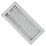 Imperial RG0128 Register, 4-1/4 in L, 11-1/4 in W, Steel, White