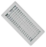 Imperial RG0133 Register, 10 in L, 4 in W, Steel, White