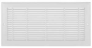 Imperial RG2293 Grille, 15-1/4 in L, 9-1/4 in W, Rectangular, Polystyrene, White, Powder-Coated