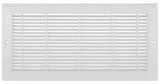 Imperial RG2293 Grille, 15-1/4 in L, 9-1/4 in W, Rectangular, Polystyrene, White, Powder-Coated