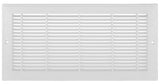 Imperial RG2293 Grille, 15-1/4 in L, 9-1/4 in W, Rectangular, Polystyrene, White, Powder-Coated